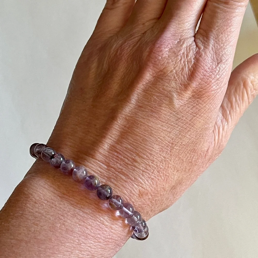 Amethyst Beaded Bracelet